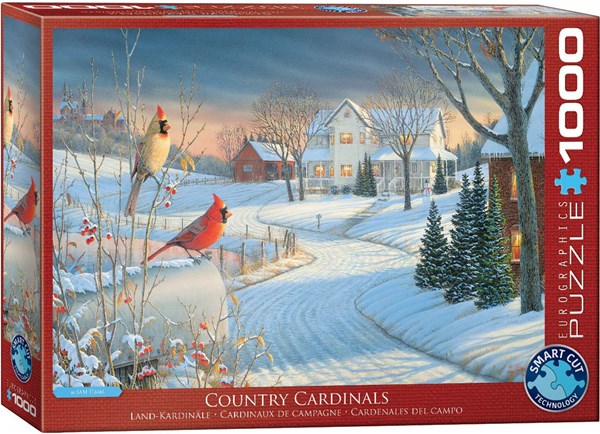 Eurographics (6000-0981) - Sam Timm: "Country Cardinals" - 1000 pieces puzzle