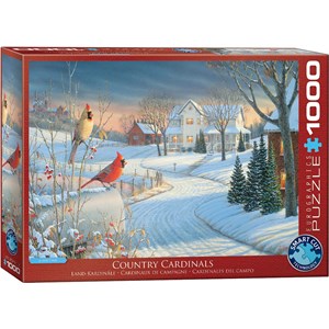 Eurographics (6000-0981) - Sam Timm: "Country Cardinals" - 1000 pieces puzzle