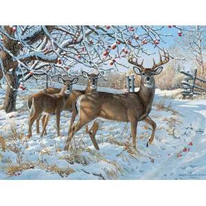 Cobble Hill (52083) - Persis Clayton Weirs: "Winter Deer" - 500 pieces puzzle