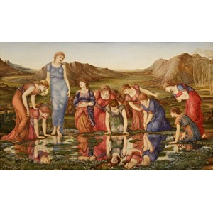 D-Toys (72733-1) - Edward Burne-Jones: "The Mirror of Venus, 1875" - 1000 pieces puzzle
