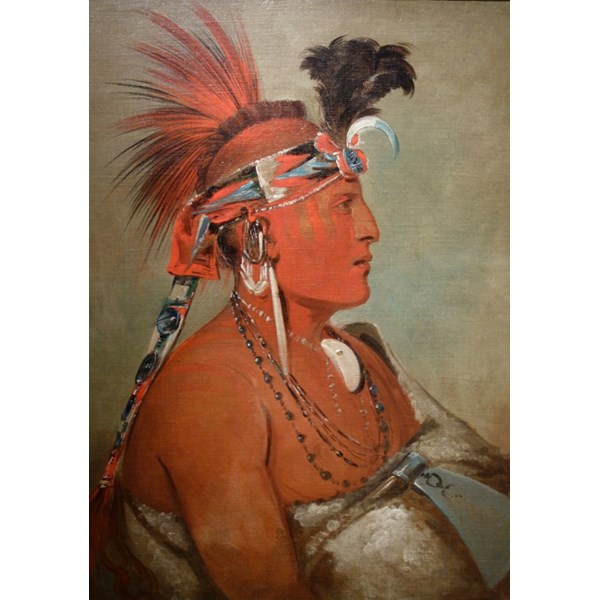 Grafika (00235) - George Catlin: "Chesh-Oo-Hoonga" - 1000 pieces puzzle