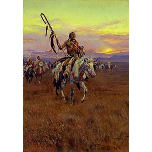 Grafika (00295) - "Medicine Man, 1916" - 1000 pieces puzzle