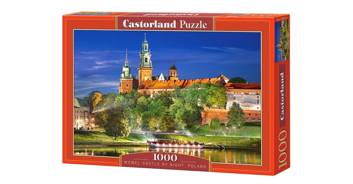 Castorland C 103027 Poland Krakow Wawel Castle At Night 1000 Pieces Puzzle
