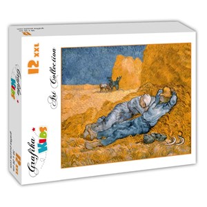 Grafika Kids (00001) - Vincent van Gogh: "La Sieste (d'après Millet), 1890" - 12 pieces puzzle