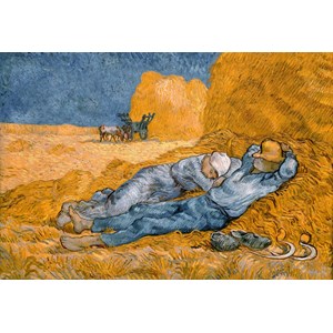 Grafika Kids (00001) - Vincent van Gogh: "La Sieste (d'après Millet), 1890" - 12 pieces puzzle