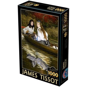 D-Toys (72771-1) - James Tissot: "On the Thames, A Heron" - 1000 pieces puzzle