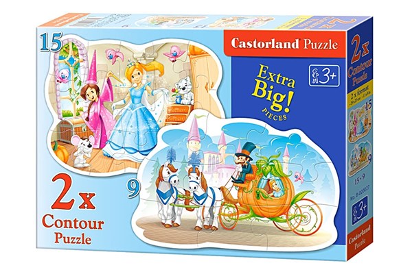 Castorland (B-020027) - "Cinderella" - 9 15 pieces puzzle