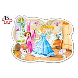 Castorland (B-020027) - "Cinderella" - 9 15 pieces puzzle