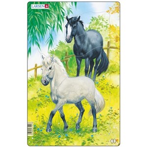 Larsen (H15-1) - "Horses" - 10 pieces puzzle