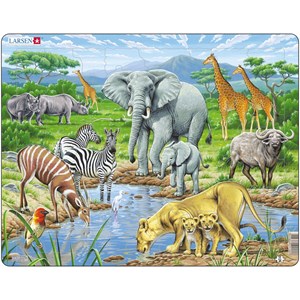 Larsen (FH9) - "African Savannah" - 65 pieces puzzle