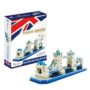 Cubic Fun (C238h) - "Tower Bridge" - 52 pieces puzzle