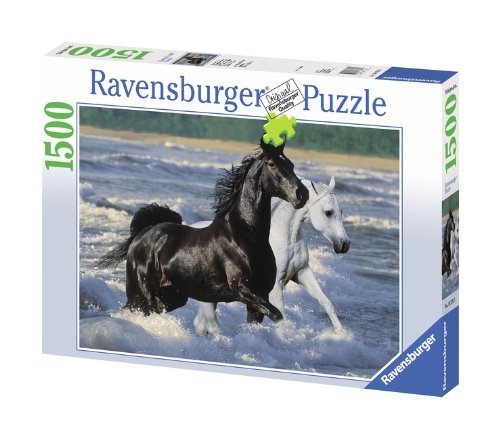 Ravensburger (16276) - "Horses on the Beach" - 1500 pieces puzzle