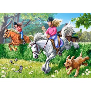 Castorland (С-021062) - "Horse Riding Lesson" - 70 120 pieces puzzle