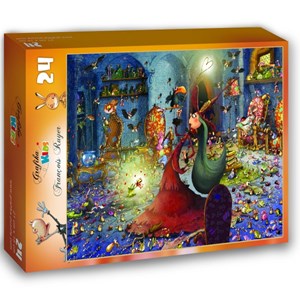 Grafika Kids (00886) - François Ruyer: "Witch" - 24 pieces puzzle