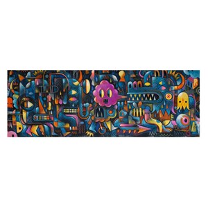 Djeco (07627) - "Monster Wall" - 500 pieces puzzle