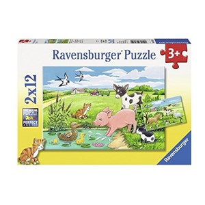 Ravensburger (07582) - "Baby Animals on The Farm" - 12 pieces puzzle
