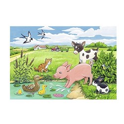 Ravensburger (07582) - "Baby Animals on The Farm" - 12 pieces puzzle