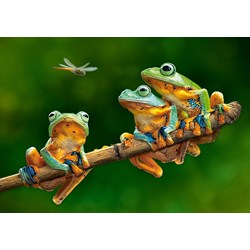 Castorland (B-52301) - "The Frog Companions" - 500 pieces puzzle