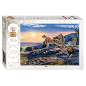 Step Puzzle (79111) - "Before Hunting" - 1000 pieces puzzle