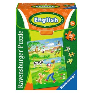 Ravensburger (07506) - "English" - 80 pieces puzzle