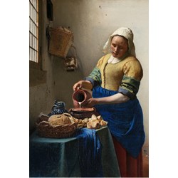 Grafika (00154) - Johannes Vermeer: "The Milkmaid, 1658-1661" - 100 pieces puzzle