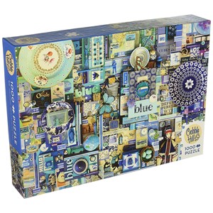 Cobble Hill (51865) - Shelley Davies: "Blue" - 1000 pieces puzzle