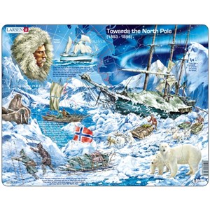 Larsen (NB7-GB) - "Towards the North Pole - GB" - 65 pieces puzzle