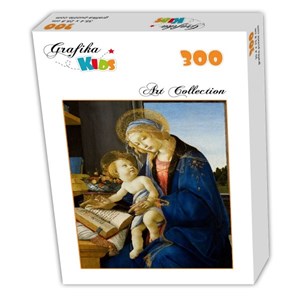 Grafika Kids (00696) - Sandro Botticelli: "The Madonna of the Book, 1480" - 300 pieces puzzle