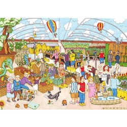 The House of Puzzles (3855) - "Garden Follies" - 1000 pieces puzzle