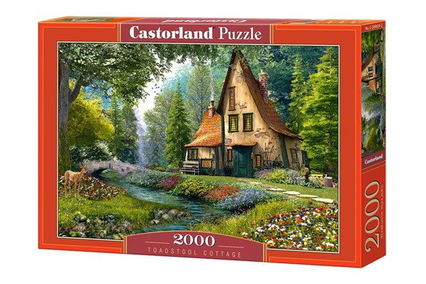 Castorland (C-200634) - Dominic Davison: "Toadstool Cottage" - 2000 pieces puzzle