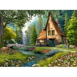 Castorland (C-200634) - Dominic Davison: "Toadstool Cottage" - 2000 pieces puzzle