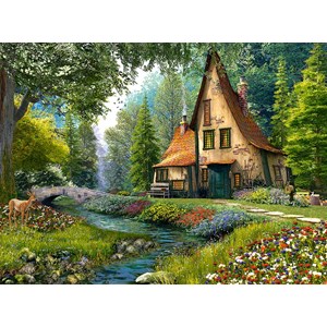 Castorland (C-200634) - Dominic Davison: "Toadstool Cottage" - 2000 pieces puzzle