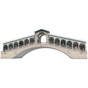 Ravensburger (12518) - "Rialto Bridge" - 216 pieces puzzle
