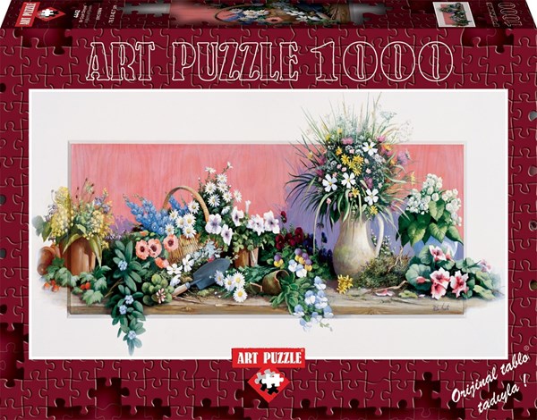 Art Puzzle (4442) - "A World of Flowers" - 1000 pieces puzzle