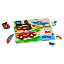 Melissa and Doug (1893) - "Vehicles" - 9 pieces puzzle
