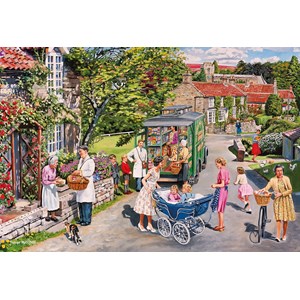 Gibsons (G5040) - Trevor Mitchell: "Mitchell's Mobile Shop" - 500 pieces puzzle