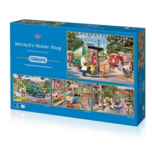 Gibsons (G5040) - Trevor Mitchell: "Mitchell's Mobile Shop" - 500 pieces puzzle