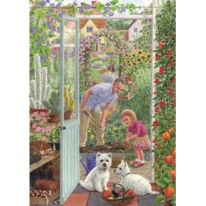 Falcon (11115) - Sarah Adams: "Through the Greenhouse Door" - 500 pieces puzzle