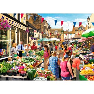 The House of Puzzles (4265) - "Street Market" - 1000 pieces puzzle