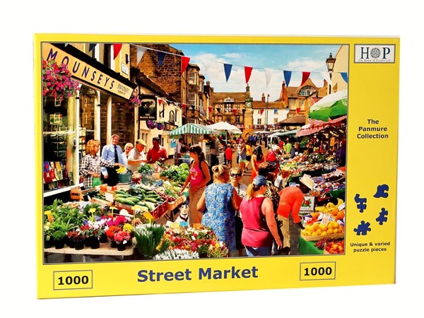 The House of Puzzles (4265) - "Street Market" - 1000 pieces puzzle
