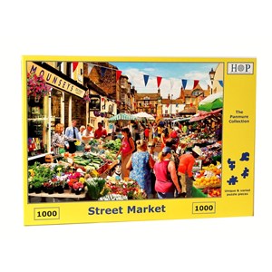The House of Puzzles (4265) - "Street Market" - 1000 pieces puzzle