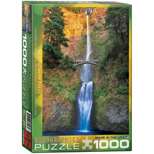 Eurographics (6000-0546) - "Multnomah Falls, Columbia River Gorge, OR" - 1000 pieces puzzle