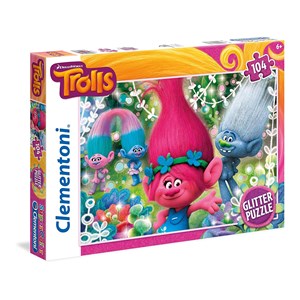 Clementoni (27249) - "Trolls" - 104 pieces puzzle