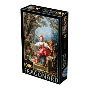 D-Toys (72702-1) - Jean-Honoré Fragonard: "Blind Man's Bluff" - 1000 pieces puzzle