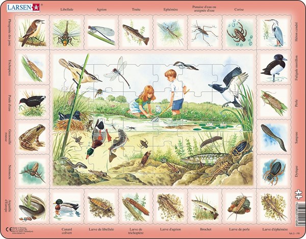 Larsen (NA3-FR) - "Pond - FR" - 48 pieces puzzle