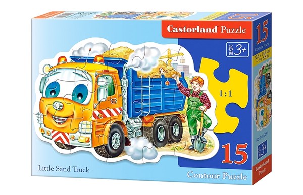 Castorland (B-015061) - "Little Sand Truck" - 15 pieces puzzle
