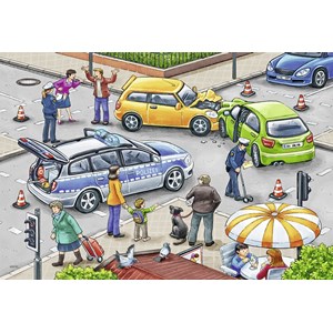 Ravensburger (07578) - "Police Action" - 12 pieces puzzle