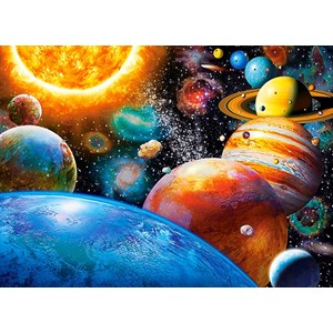 Castorland (B-030262) - "Planets and their Moons" - 300 pieces puzzle