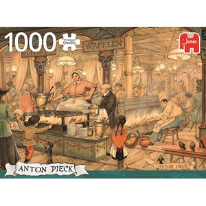 Jumbo (17091) - Anton Pieck: "Dutch Pancake House" - 1000 pieces puzzle