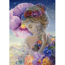 Grafika (T-00348) - Josephine Wall: "Pansy" - 1000 pieces puzzle